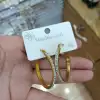 Stainless steel earrings, mud diamond ear rings, diamond earrings details Picture